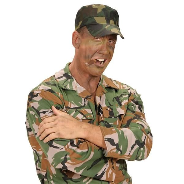 Widmann Kostym för vuxen militär (3371 a) - 3371A