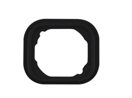 Hemknapp för iPhone 6 / iPhone 6 Plus med gummi Gas Ket - White