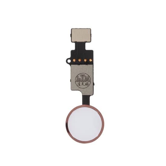 YF hemknapp 3:e sukupolvi iPhone 7/8 ja 7/8 Plus - vit / Rose Gold