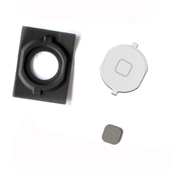 iPhone 4s hemknapp vit med packning och distans