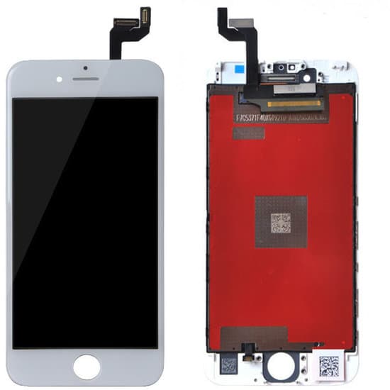 iPhone 6S -näyttö LCD & Pekskärm A+ KVALITET - VIT