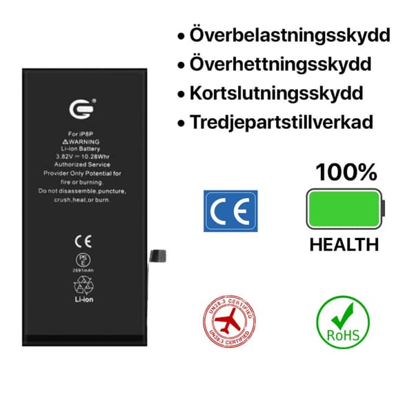 iPhone 8 Plus Batteri Kit