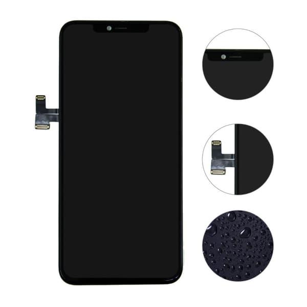 iPhone 11 Pro Max OLED Skärm - Svart (tagen från ny iPhone)
