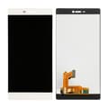 Miniatyrbild 1 av 8: Huawei P8 Skärm/Display OEM - Vit