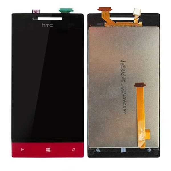 HTC 8S Skärm/Display OEM - Röd