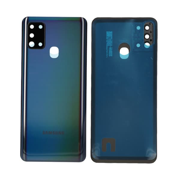 Samsung Galaxy A21s SM-A217F Baksida med tejp Original - Svart