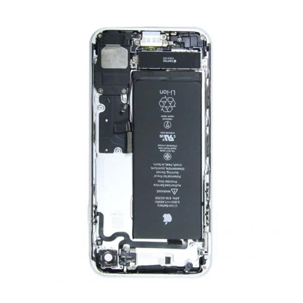 iPhone 7 Baksida med Komplett Ram med Batteri (Begagnad) - Silver