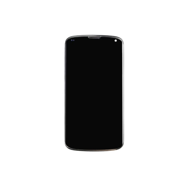 LG NEXUS 4 Skärm/Display med Ram - Svart