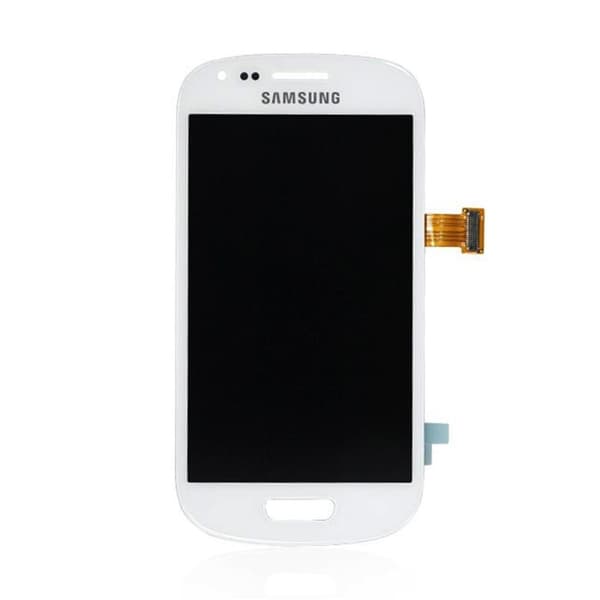 Samsung Galaxy S3 Mini Skärm med LCD Display - Vit