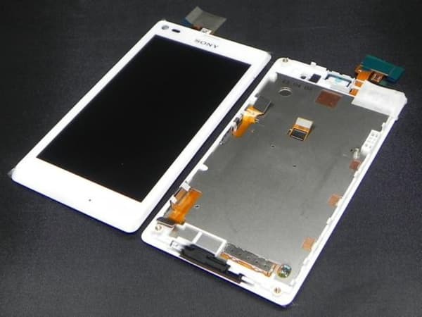 Sony Xperia M Skärm/Display - Vit