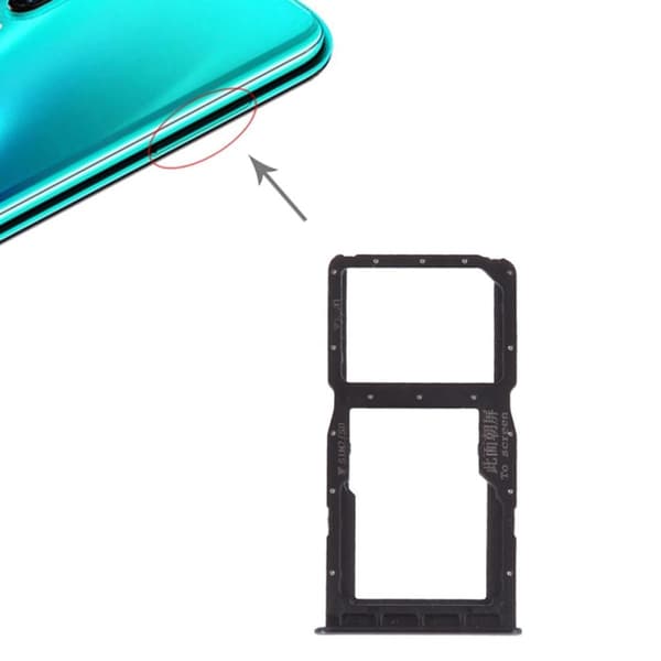 Huawei P30 Lite Minneskort/Simkortshållare - Svart