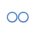 Pikkukuva 1 / 2: iPhone 12 Mini Linsskydd med Metallram - Blå (2-pack)
