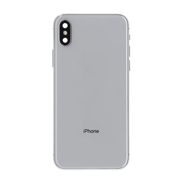 iPhone X Baksida med Komplett Ram - Vit