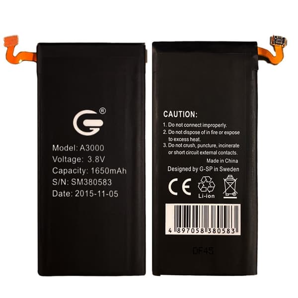 Samsung Galaxy A3 Batteri Premium