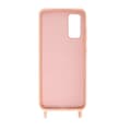 Miniatyrbillede 5 af 6: Samsung Galaxy S20 Silikonskal med Rem/Halsband - Rosa