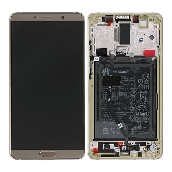 Huawei Mate 10 Display Skärm med LCD Display med Batteri Original - Brun