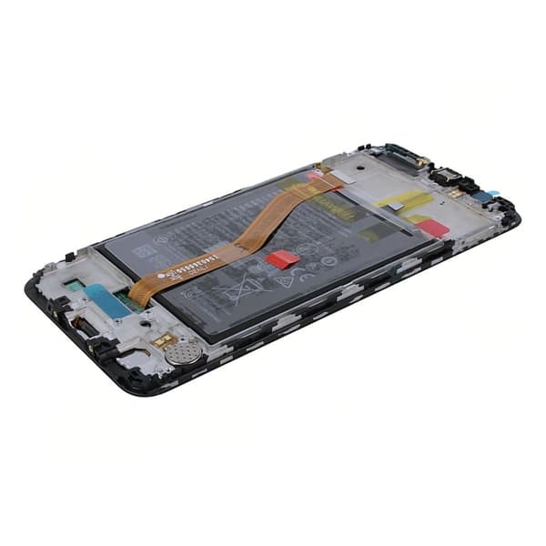 Huawei Honor View 10 Skärm med LCD Display med Batteri Original - Svart