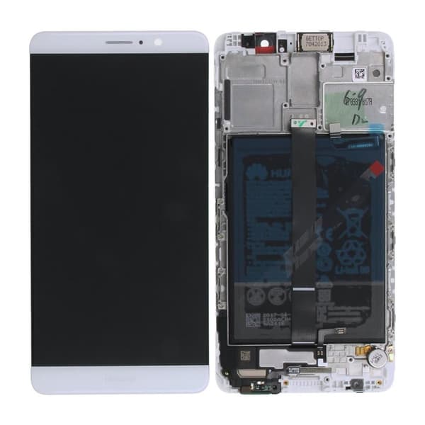 Huawei Mate 9 Skärm med LCD Display med Batteri Original - Silver