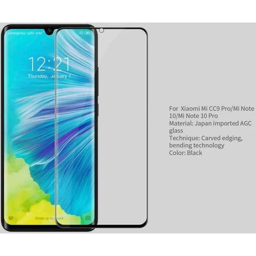 Nillkin Amazing 3D CP+ Max Skärmskydd till Xiaomi Mi Note 10/10 Pro