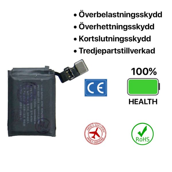 Apple Watch 2 42mm Batteri