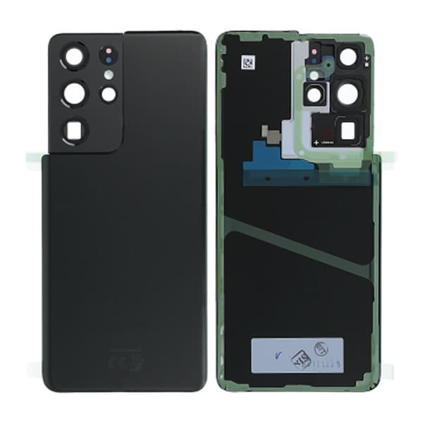 Samsung Galaxy S21 Ultra Baksida Med Tejp - Phantom Black