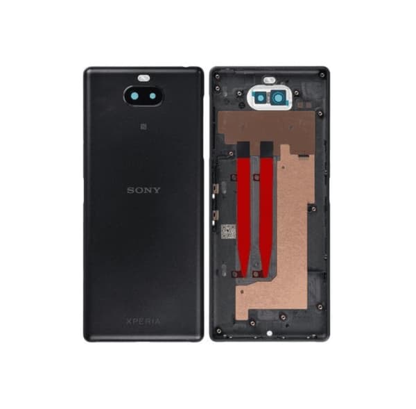 Sony Xperia 10 Baksida med tejp Original  - Svart
