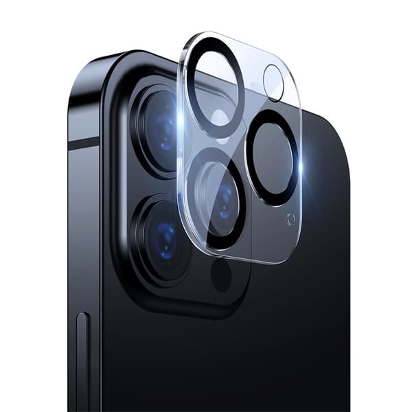 Baseus Linsskydd av Härdat Glas för iPhone 13 Pro & 13 Pro Max, 2-pack