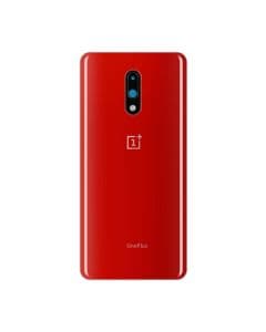 OnePlus 7 Baksida med tejp - Röd
