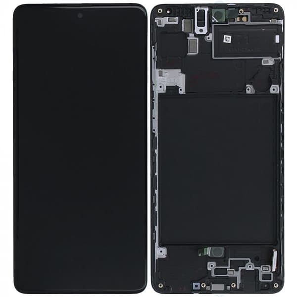 Samsung Galaxy A71 (SM-A715F) LCD Skärm med Display Original - Svart