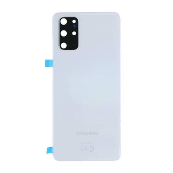 Original Samsung Galaxy S20 Plus Baksida Med Tejp - Vit