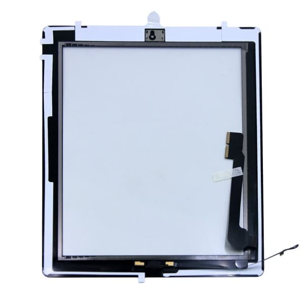iPad 4 Glas med Touchskärm med Hemknapp - Svart