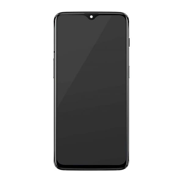 OnePlus 6T skærm/skærm - spejl sort