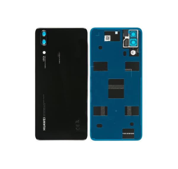 Huawei P20 Baksida med tejp - Svart