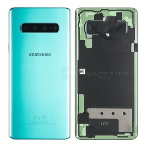 Samsung Galaxy S10 Plus Baksida Med Tejp - Grön