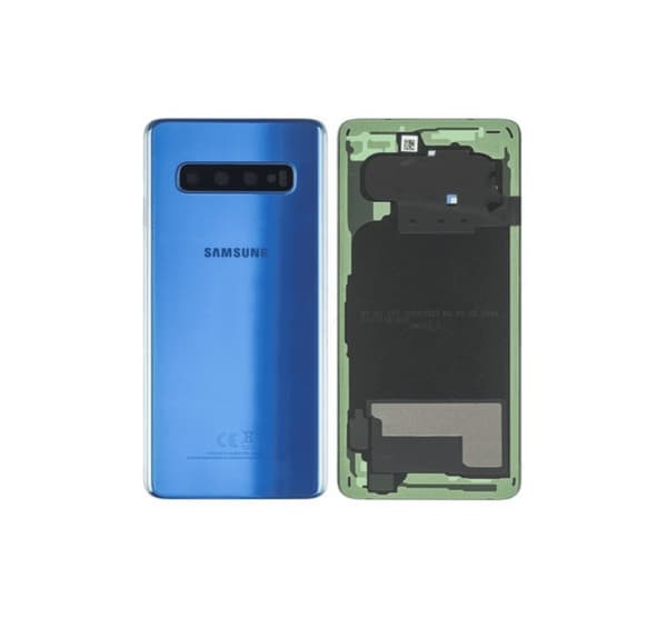 Samsung Galaxy S10 Baksida Med Tejp - Prism Blå