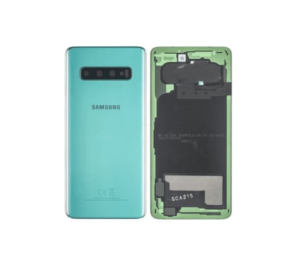 Samsung Galaxy S10 Baksida Med Tejp - Grön