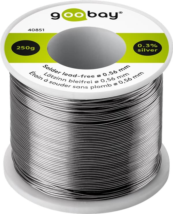 Loddemetall blyfri; ø 0,56 mm, 250 g