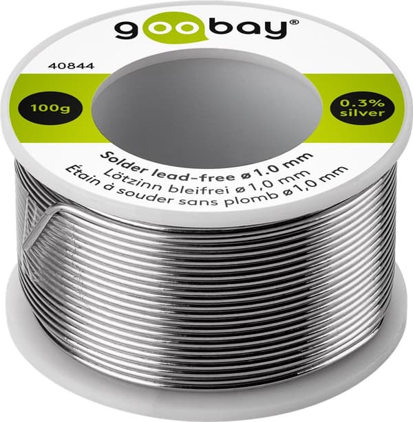 Blyfritt lödtenn, ø 1,0 mm, 100 g