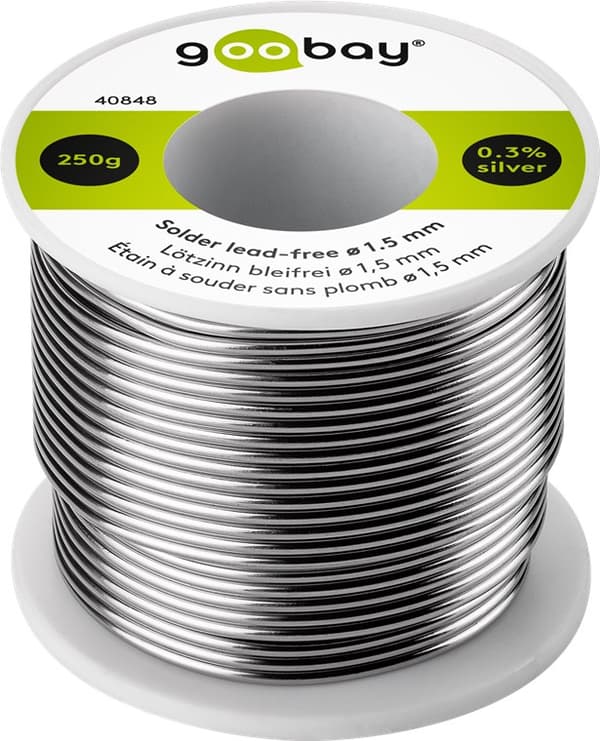 Blyfritt lödtenn, ø 1,5 mm, 250 g