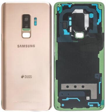 Samsung Galaxy S9 Plus Baksida med tejp - Guld
