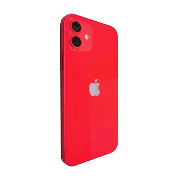 iPhone 12 Baksida med Komplett Ram - Röd