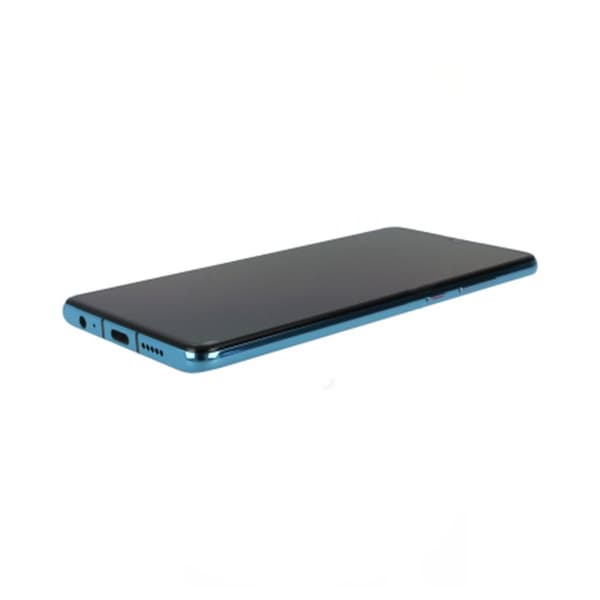 Huawei P30 (New Version) Skärm med LCD Display och Batteri Original - Aurora Blå
