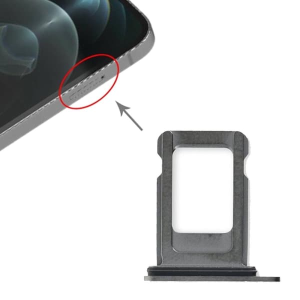iPhone 12 Pro/12 Pro Max Simkortshållare - Grå