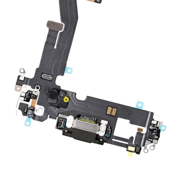 iPhone 12/12 Pro Laddkontakt Flexkabel - Svart
