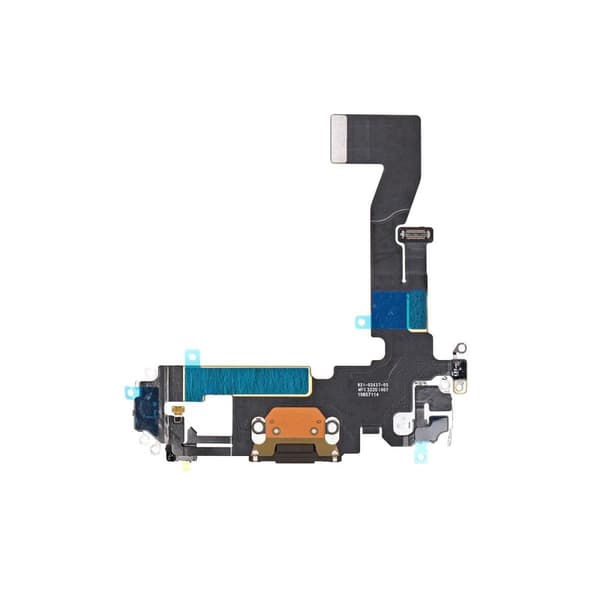 iPhone 12/12 Pro Laddkontakt Flexkabel - Svart