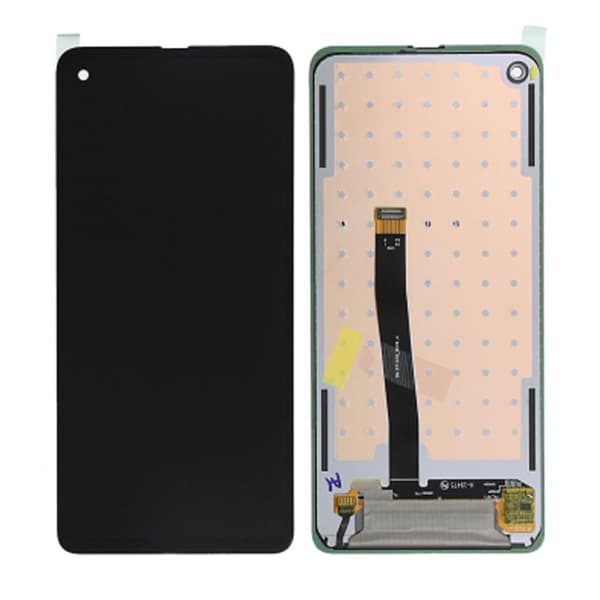 Samsung Galaxy Xcover Pro Skärm med LCD Display Original - Svart