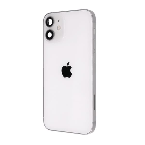 iPhone 12 Mini Baksida med Komplett Ram - Vit