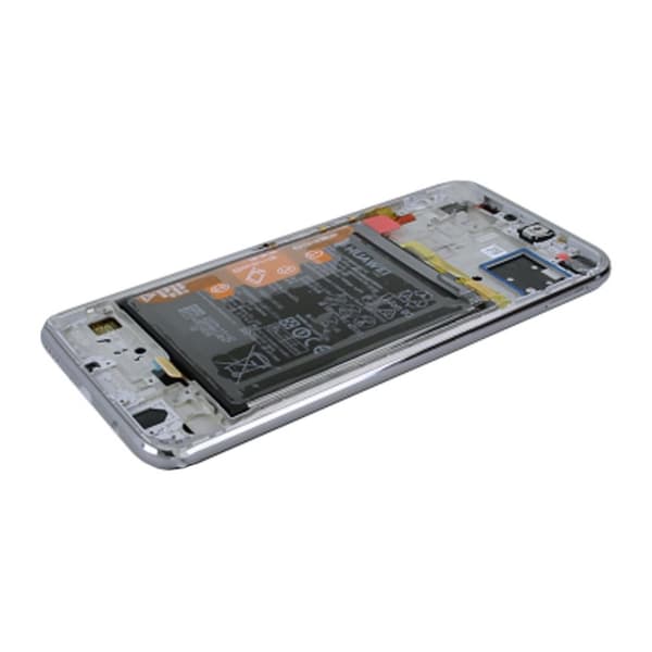 Huawei P40 Lite Skärm/Display med Batteri Original - Rosa