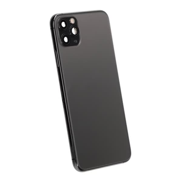 iPhone 11 Pro Max Baksida med Komplett Ram - Svart