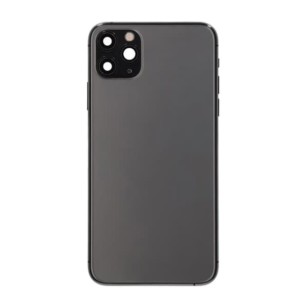 iPhone 11 Pro Max Baksida med Komplett Ram - Svart